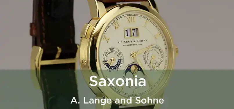  Saxonia A. Lange and Sohne